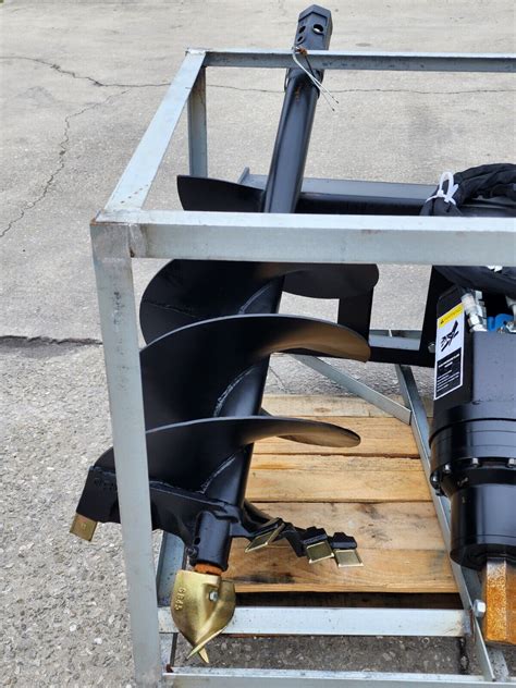 who makes great bear attachments for skid steer|great bear post hole digger.